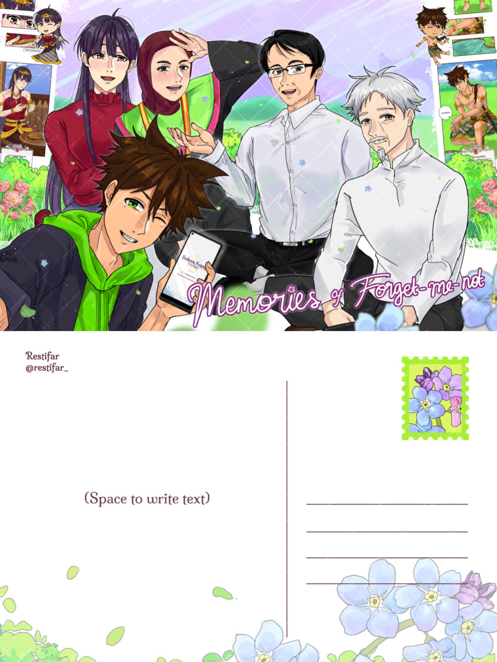 Sadewa Krama: Cinta Sejati and Author Photocard